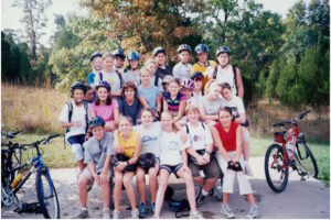 Alumni biking